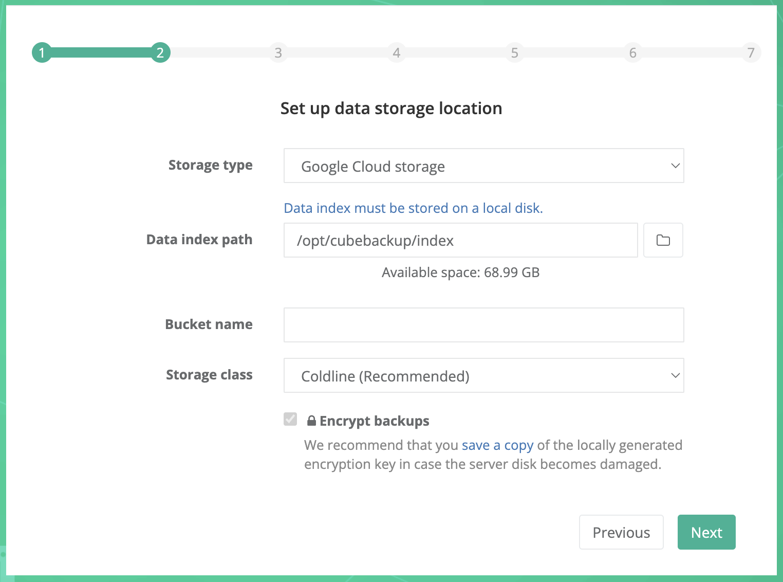 Backup Microsoft 365 to Google Cloud Storage
