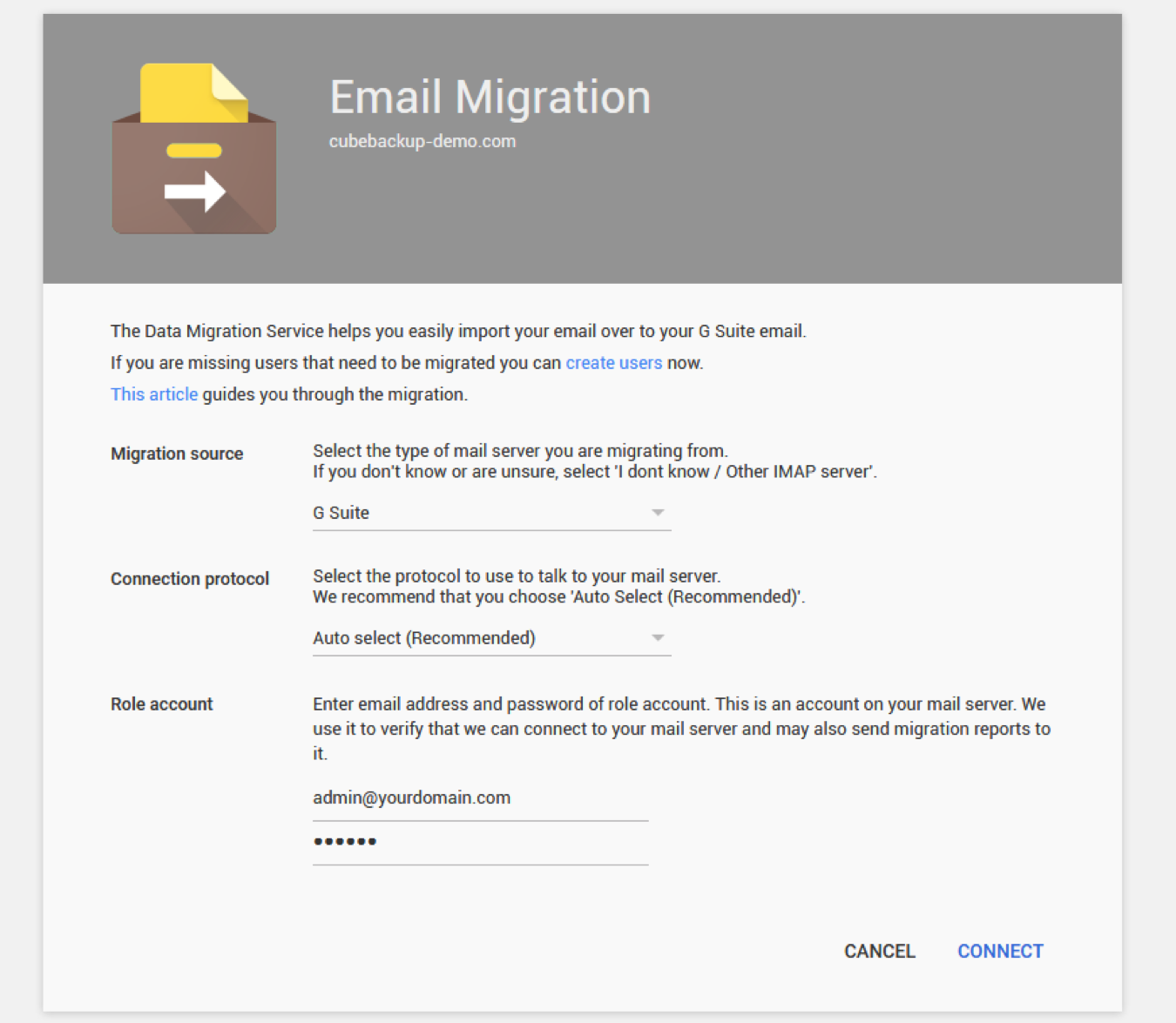 gmail migration