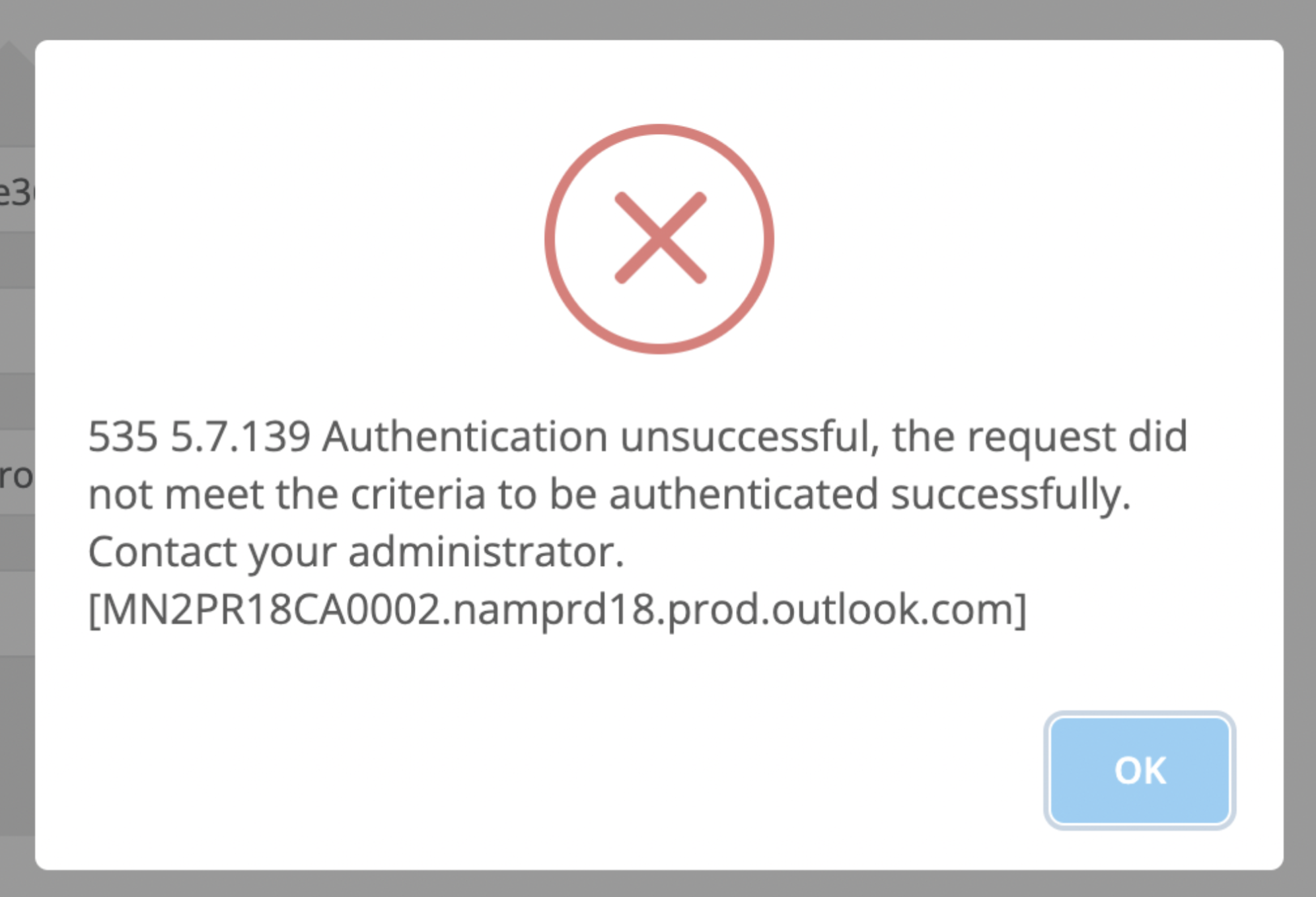 535 5.7.139 error of Microsoft 365 SMTP AUTH