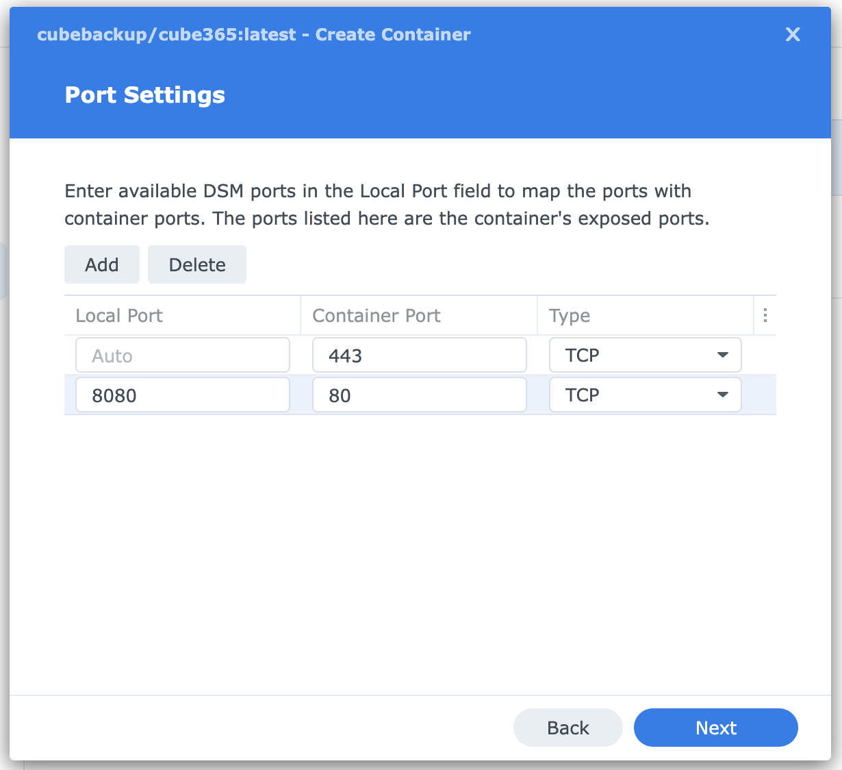 Open Advanced Settings