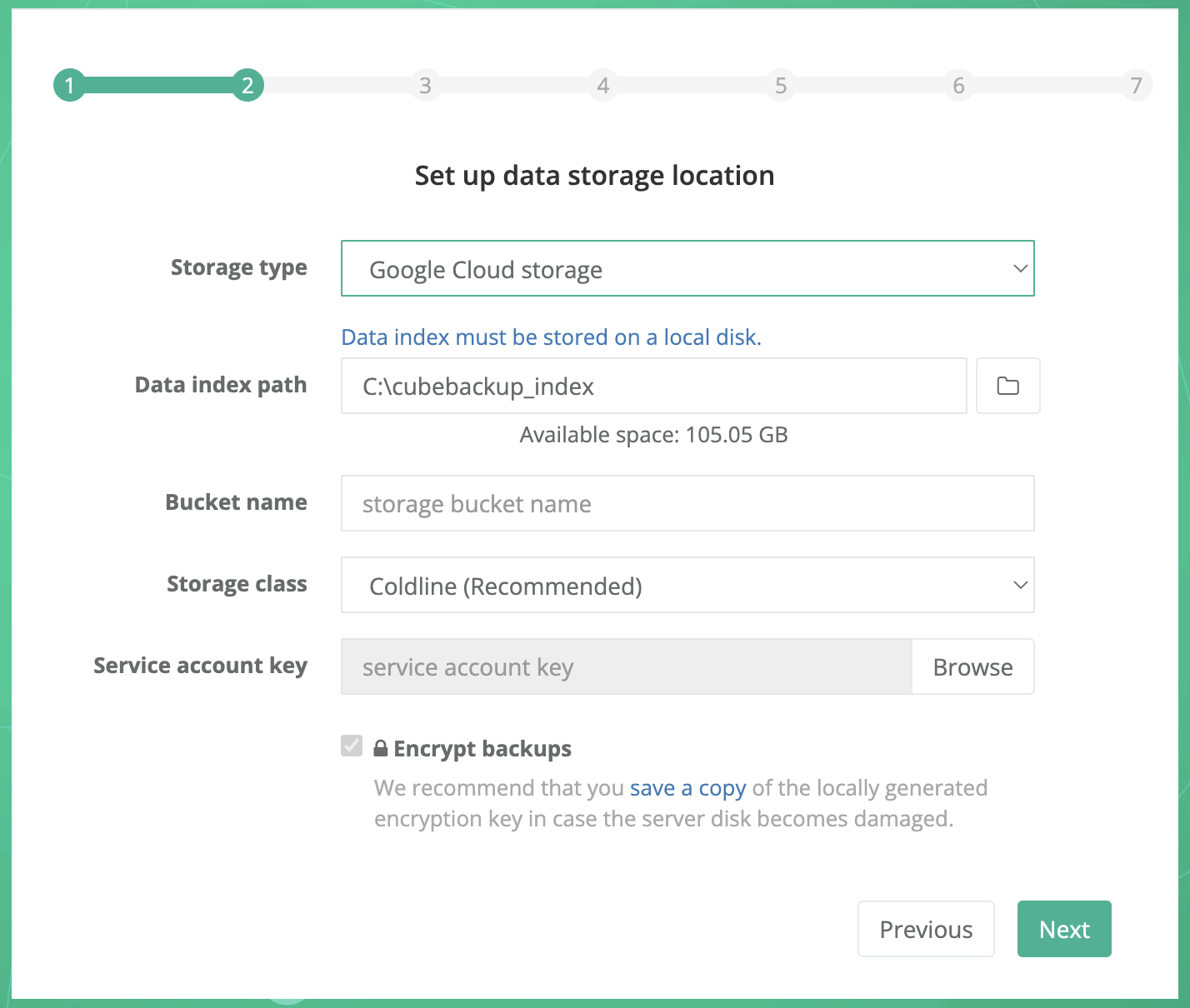 Backup Google Workspace to Google Cloud Storage