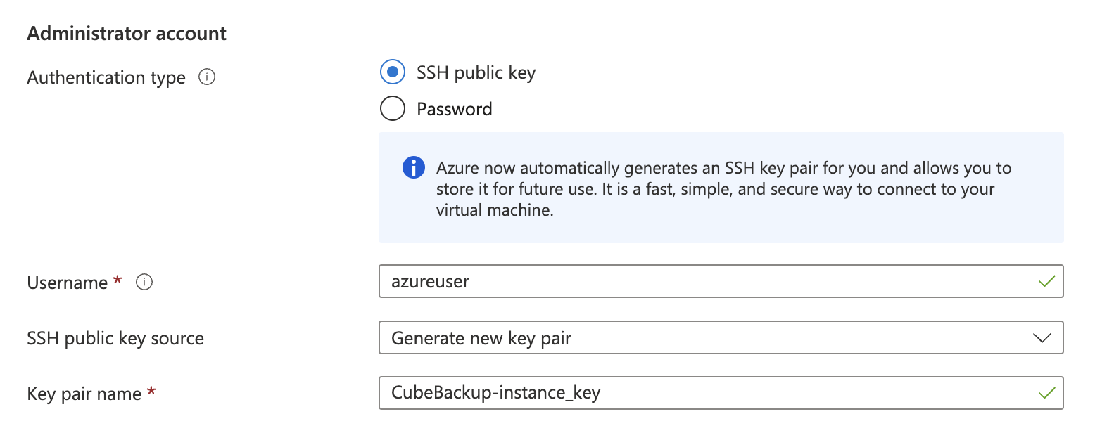 Azure administrator account