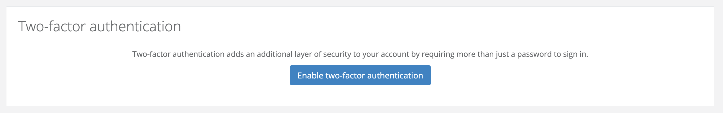 enable 2FA in the CubeBackup web console