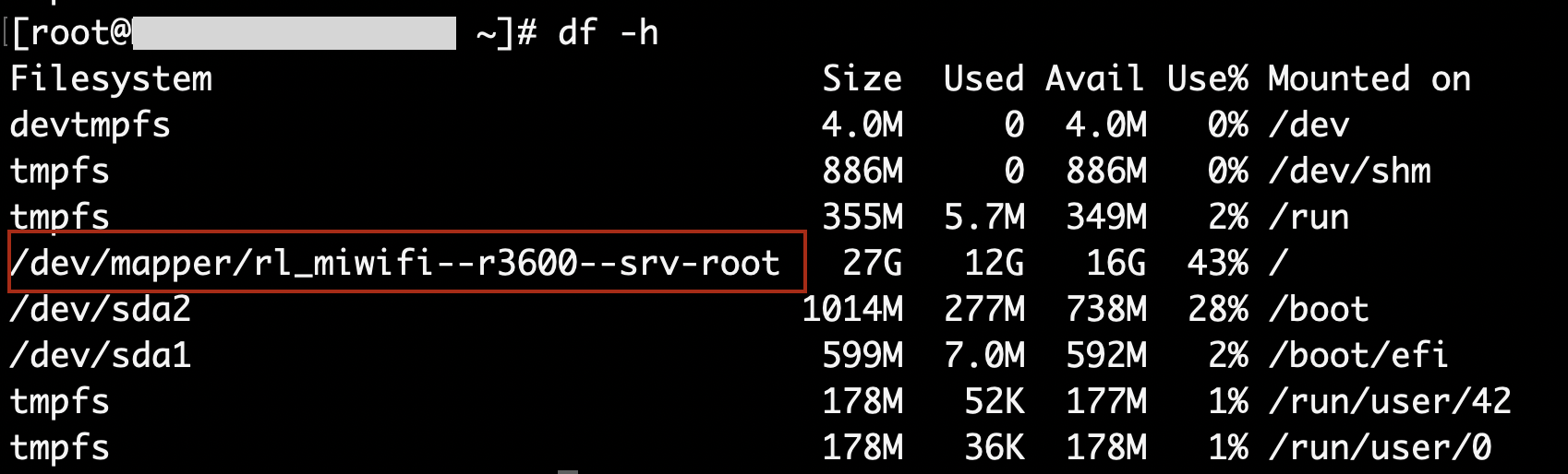 find logical volume