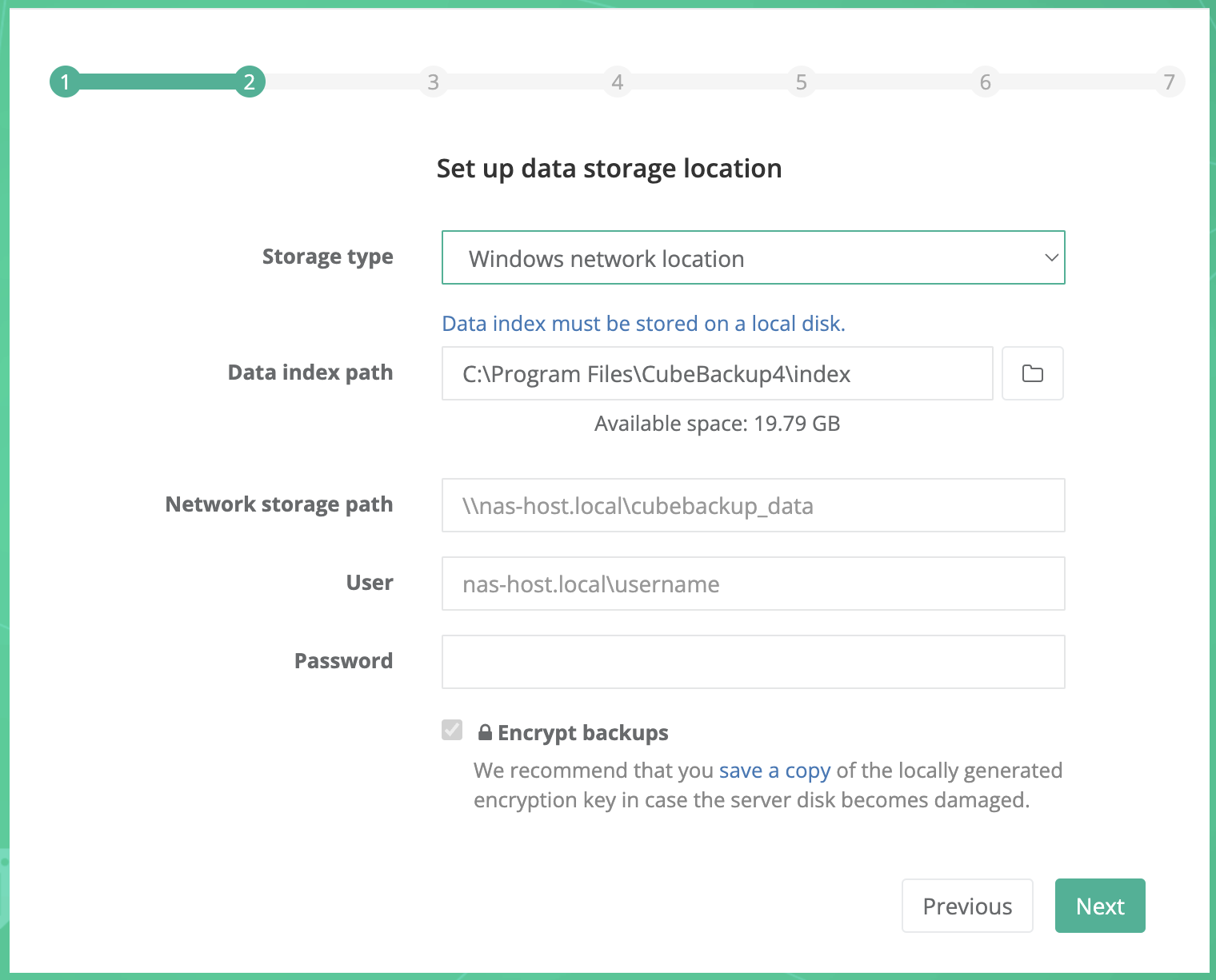 Backup GSuite to Nas